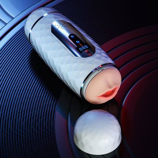 Mystery Double-Head Counting Cup Aircraft Cup Vibrating Heating Pronunciation Exercise Male Masturbation Device Sex Toy 25/Box