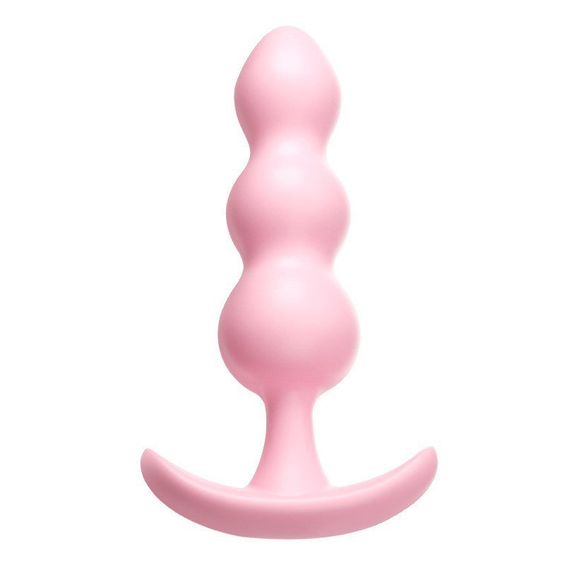 Women's Jelly Back Dine Female Anal Plug Tail Big Pull Bead Anal Bead Anal Toy Fun Adult Sex Products